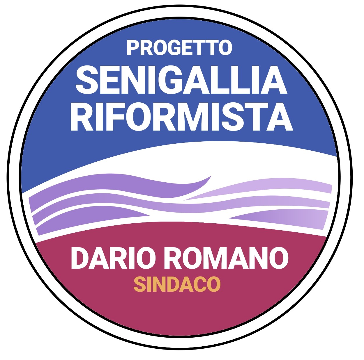 Logo PROGETTO SENIGALLIA RIFORMISTA - DARIO ROMANO SINDACO